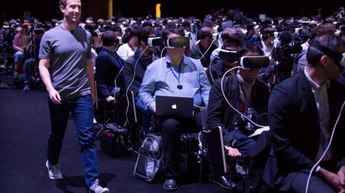 Facebook是较早布局VR领域科技公司之一